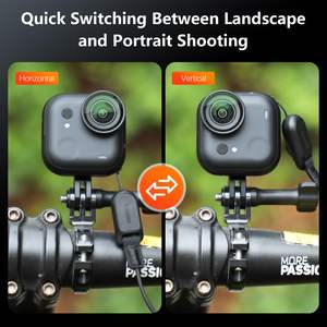 Base Magnética Amazear para Cámara Insta360 GO Ultra, Soporte de Liberación Rápida de Aleación de Aluminio con Rosca Universal de 1/4\" - Product Image 4