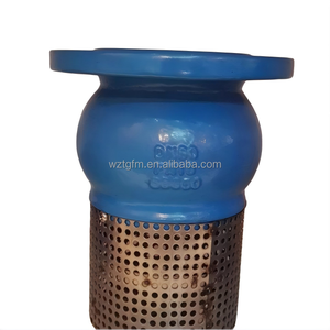 Vanne à pied robuste à <span class=keywords><strong>prix</strong></span> de gros avec filtre intégré, extrémité à bride, revêtement anti-corrosion, pour pompes - Product Image 2