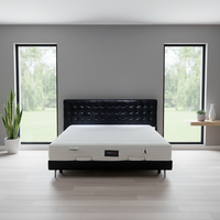 Matelas queen‑size durable mousse latex haute densité, imperméable, facile à nettoyer pour dormeurs sur le côté