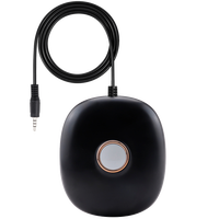 Reloj Despertador con Vibración y Recordatorio de Llamadas Entrantes para Personas con Discapacidad Auditiva, con Pantalla LED de Tiempo, Batería Recargable de 1200 mAh y Conector de 3.5 mm
