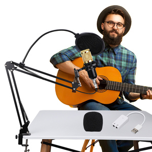 BM 800 Professional Studio Condenser Vocal <strong>Recording</strong> Microphone Kit Mic <strong>Stand</strong> for KTV Karaoke Computer <strong>Recording</strong>-Cardioid Wired - Product Image 6