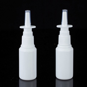 1oz Nasal <b>Spray</b> <b>Bottle</b> Mist Sprayer - <b>Empty</b> Refillable Amber Plastic Atomizer and Reusable Nose Sprayer for Nasal Medication - Product Image 5