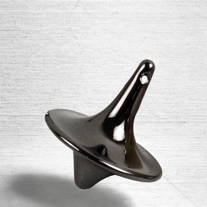 Toupie en métal brillant de précision, style vintage, en alliage de zinc, avec rotation précise et éléments en plastique, excellente idée cadeau - Product Image 2