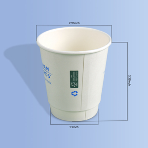 Vasos de Papel Desechables de Alta Calidad con Logotipo Personalizado de Fabricante al por Mayor - Product Image 2