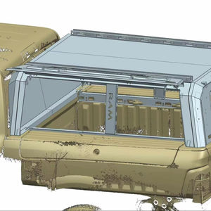 Couvre-lit de ramassage 4x4 accessoires tout-terrain auvent de camion pour <span class=keywords><strong>2022</strong></span> <span class=keywords><strong>Ram</strong></span> 1500 Limited avec lit de 5,7 pieds et avec Rambox - Product Image 1