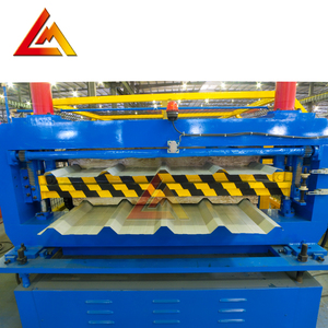 Automatische PPGI-Dachblechformmaschine <span class=keywords><strong>840</strong></span> mit Getriebe und Motor für verzinktes Blech - Product Image 4