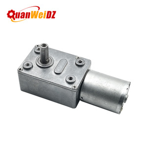 QuanWeiDZ 370 Dc Brushless <b>Worm</b> <b>Gear</b> Reducer Motor 32mm Frame High Torque Self Locking Function - Product Image 3