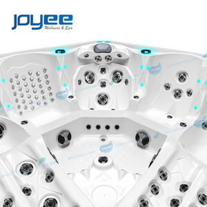 JOYEE ยุโรป Balboa ควบคุม 2 เลานจ์สวนหรูหราอ่างน้ําร้อนสปาอาบน้ําอ่างน้ําวนสปากลางแจ้งอ่างน้ําร้อน Jacuzzier อ่างน้ําวนกลางแจ้ง - Product Image 6