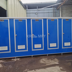 Cabine WC préfabriquée publique pour camping-car, caravane, salle de bain mobile, toilettes portables pour extérieur et voyage - Product Image 1