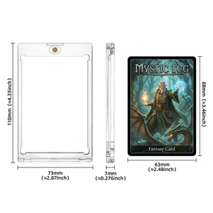 Étui rigide transparent magnétique One Touch 35PT avec protection UV pour <span class=keywords><strong>cartes</strong></span> de sport, baseball, <span class=keywords><strong>Pokémon</strong></span> - Product Image 5