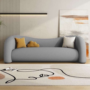 Canapé individuel design nordique, moderne et minimaliste, écologique, inclinable, luxe léger, pour salon, balcon, chaise de loisirs pour hôtel - Product Image 2