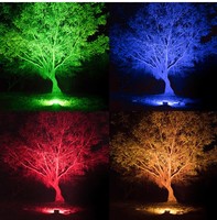 Projecteur LED couleur d'extérieur avec indice DMX512 IP65 pour projecteur de jardin, de pelouse et de mur réfléchissant