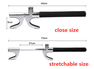 Verrouillage manuel antivol pour volant de voiture, verrouillage universel pour fourgonnette, sécurité antivol, verrouillage rétractable robuste - Product Image 5