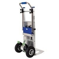 Escalier électrique en aluminium Escalier Chariot à main pliable avec structure de plate-forme Support personnalisable OEM