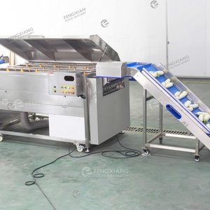 Machine à laver les radis blanche personnalisée en usine avec réservoir de trempage, machine de nettoyage des radis - Product Image 2