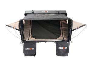 Rehausser 4WD Offroad Installation facile Tentes triangulaires en aluminium Tente latérale de voiture Tente de toit en aluminium rigide pour <span class=keywords><strong>Capmer</strong></span> - Product Image 4