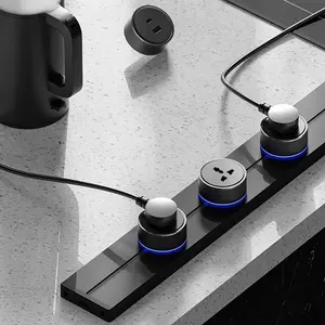 <span class=keywords><strong>Enchufes</strong></span> ocultos de mesa para reuniones multiusos Touchmi, enchufe de pared Usb, toma de corriente eléctrica, toma de riel <span class=keywords><strong>en</strong></span> la <span class=keywords><strong>encimera</strong></span> - Product Image 6