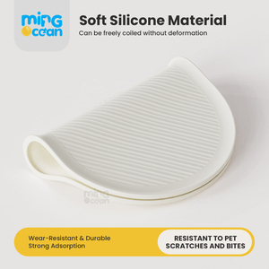 Tapis d'alimentation antidérapant en silicone pour animaux de compagnie, conçu pour attraper les déversements, empêche les restes de nourriture de tomber au sol, facile <span class=keywords><strong>à</strong></span> nettoyer, faible MOQ - Product Image 6