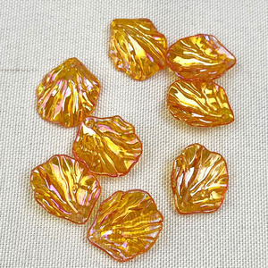 Plastic Resin Beaded Camellia Petals Ab Color Scattered Beads For Jewelry Making 10mm Modern Style Yiwu Origin - Product Image 3