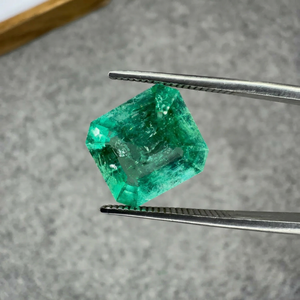 Émeraude naturelle colombienne de 4,23 carats, taille octogonale, facettée, pierre précieuse non montée pour bague, pendentif, collier, bijoux de luxe - Product Image 1