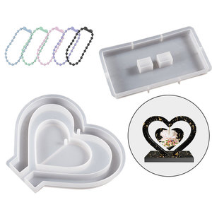 <span class=keywords><strong>Stampo</strong></span> in <span class=keywords><strong>Silicone</strong></span> a Forma di <span class=keywords><strong>Cuore</strong></span> per San Valentino, per Cornici Fotografiche in Resina Epossidica, <span class=keywords><strong>Stampo</strong></span> per Cornici in <span class=keywords><strong>Silicone</strong></span> per Decorazioni Domestiche - Product Image 5