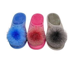 Pantofole da donna leggere per interni antiscivolo da sposa Fuzzy Memory Foam per <span class=keywords><strong>casa</strong></span> <span class=keywords><strong>con</strong></span> funzione traspirante per l'inverno - Product Image 5