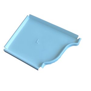 工場販売5/6/7/8インチ雨どい用正方形アルミ製雨どいエンドキャップ - Product Image 2