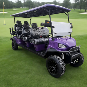 Voiturette de golf électrique 4 places 48 volts, économique, de bonne qualité, avec sièges pliables, charge rapide et longue autonomie pour le parcours - Product Image 2