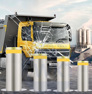 WAN phim hoạt hình điều khiển từ xa thủy lực bollard rào cản hệ thống đỗ xe Điện Đường di động nâng cột rào cản giao thông - Product Image 4