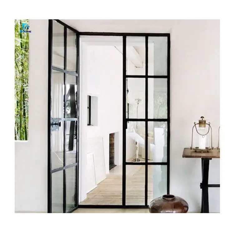 One-Way Casement Swing Door Aluminium French Interior Sliding Door Casement Door And Window