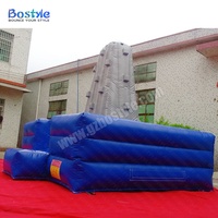 Structure d'escalade gonflable commerciale en PVC certifiée CE, facile à installer pour les loisirs en plein air