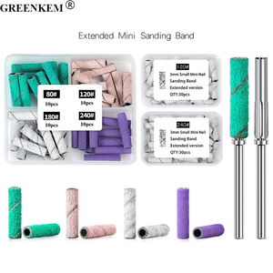 Neuer Mini 3,1mm Hartmetall-Nagel bohrer mit Sicherheitsboden-Nagellack werkzeug Kleiner Nagels chleifband dorn - Product Image 6