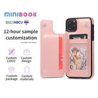 Étui portefeuille antichoc en TPU+PU avec compartiment pour cartes de crédit, style urbain, pour téléphone portable 17 Pro Max A53