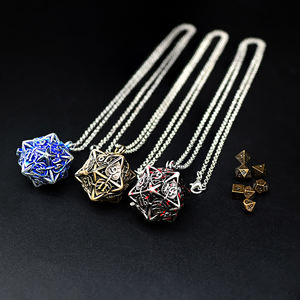 धातु के खोखले 6 मिमी मिनी डाइस सेट पर निर्भर dnd cthulhu रोल-प्लेइंग गेम बहु-पक्षीय dice हार - Product Image 3