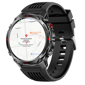 Montres intelligentes de sport pour hommes avec longue autonomie de batterie, suivi de la santé, torche étanche, suivi de localisation GPS, compatibles avec <span class=keywords><strong>Apple</strong></span> iPhone <span class=keywords><strong>Android</strong></span> - Product Image 1