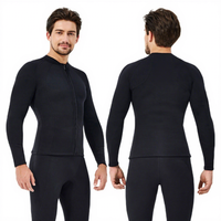 DIVE&SAIL Nouvelle combinaison de plongée en néoprène + nylon 2MM pour femmes et hommes, deux pièces, épaisse et chaude, pour la plongée, la plongée avec tuba, le surf et la natation