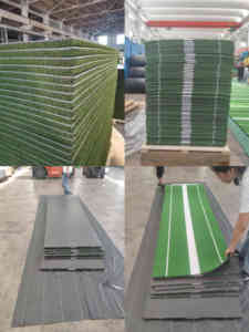 Tappetino Pieghevole Portatile MCG per Allenamento Baseball con Borsa per il Trasporto, Facile da Montare, Tappeto in <span class=keywords><strong>Erba</strong></span> Sintetica per Adulti e Giovani, Attrezzatura per Allenamento Softball - Product Image 4