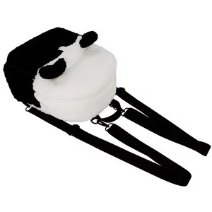 Sac à dos en peluche 2 en 1 Stitch Plus sac à bandoulière individuel sur la poche avant, sac à dos en peluche pour enfants Cute Panda - Product Image 6