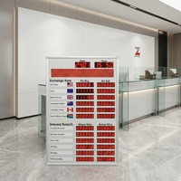 Pantalla LED Programable para Mostrar el Tipo de Cambio de Moneda Digital