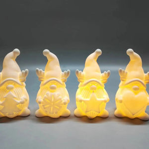 Décorations de noël 2025 décorations de noël maison en céramique de luxe ornements artisanaux de noël maisons grandes décorations - Product Image 1