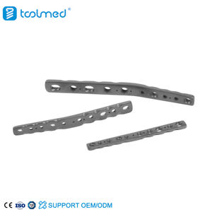 TOOLMED Titanium pelat pengunci ortopedi implan untuk dokter hewan sendi pergelangan tangan arthtrodesis - Product Image 1