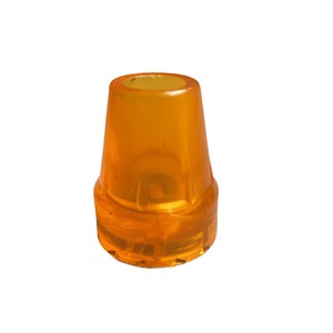 Accessoires pour cannes de marche en PVC antidérapant de 19 mm, orange et noir, pour personnes âgées de la famille - Product Image 5