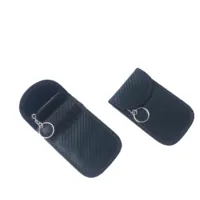 Genuine PU Leather Housekeeper Car Key Case Zipper Pouches