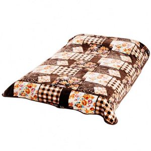 Manta de franela polar a cuadros de diseñador de Color sólido al por mayor, manta de cama barata para uso doméstico para relleno de poliéster de verano e invierno - Product Image 6