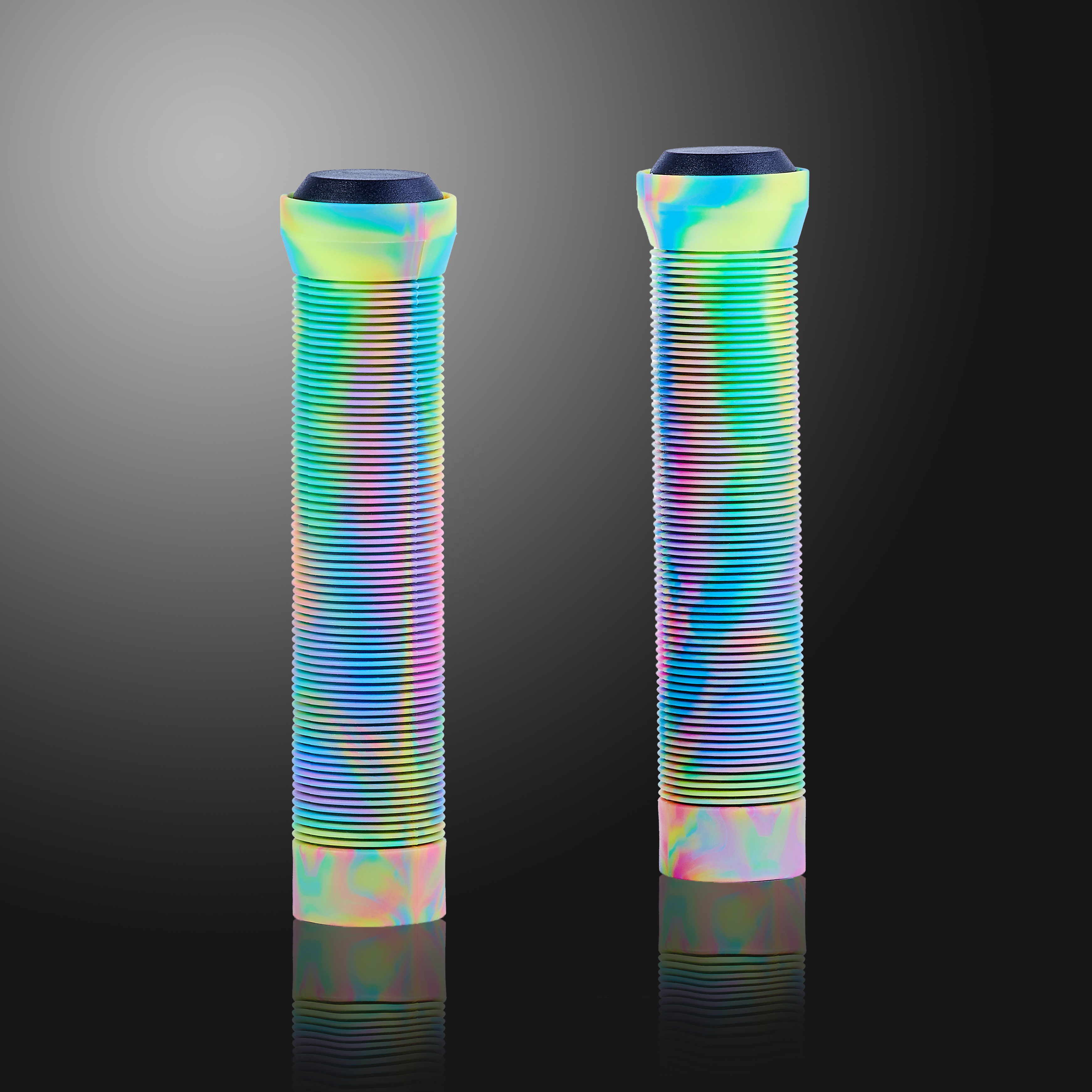 Удивительные Neo Chrome скутер ручки рулевые для мотоциклов трюк скутер Руль управления мотоциклов Ggrips145mm скутер