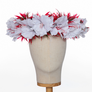 ดอกชบาประดิษฐ์,ฮากุ KN-hk045เทศกาลเต้นรำอโลฮาฮูลามงกุฎดอกไม้พวงมาลัยคาดผม - Product Image 2