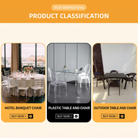 Chaises de trône classiques en acrylique pour roi et reine, chaises de mariage modernes, chaises empilables pour salle de banquet, best-seller