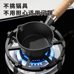 Soporte para estufa de gas, soporte antideslizante para ollas pequeñas, sartenes, uso en interiores, hierro fundido grueso - Product Image 4