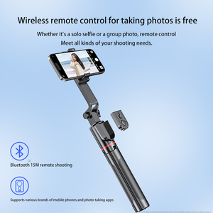 Tongkat Selfie Multifungsi Stainless Steel yang Dapat Diperpanjang, Remote Kontrol Nirkabel, Tripod Lepas Pasang, Lampu LED 2 Warna - Product Image 6