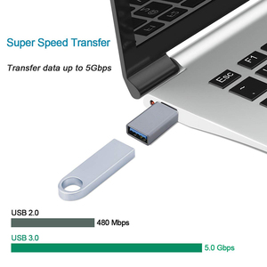 Adaptador USB C OTG rápido USB 3,0 a tipo C adaptador para Macbook Pro Xiaomi <span class=keywords><strong>Huawei</strong></span> Samsung Mini adaptador USB tipo C convertidor OTG - Product Image 3
